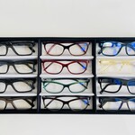 Ca. 12x Optische monturen, Tom Davies, in luxe opbergdoos/displaytray